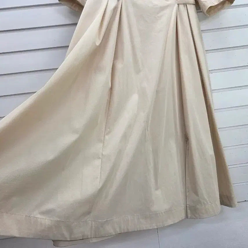 [BUNJANG] Beige Linen Long Dress / 연베이지 바스락원단 롱원피스 66/보물찾기천사