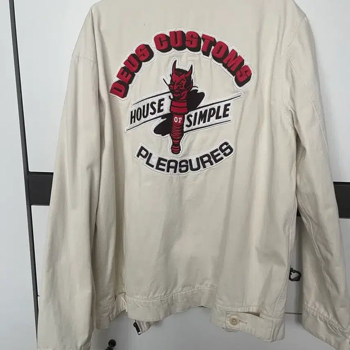 [BUNJANG] Deus Ex Machina Ivory Jacket XL / 데우스 엑스 마키나 자켓