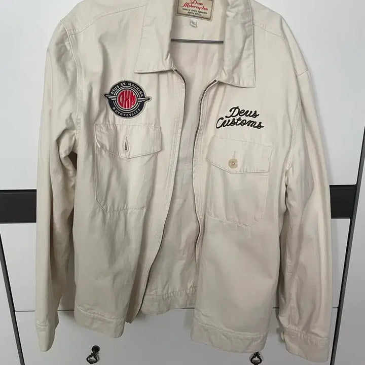 [BUNJANG] Deus Ex Machina Ivory Jacket XL / 데우스 엑스 마키나 자켓