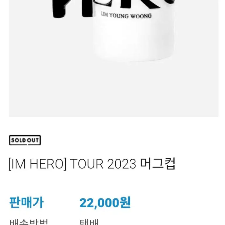 [BUNJANG] Im Hero 2023 Tour Mug / 임영웅 2023 투어 머그컵