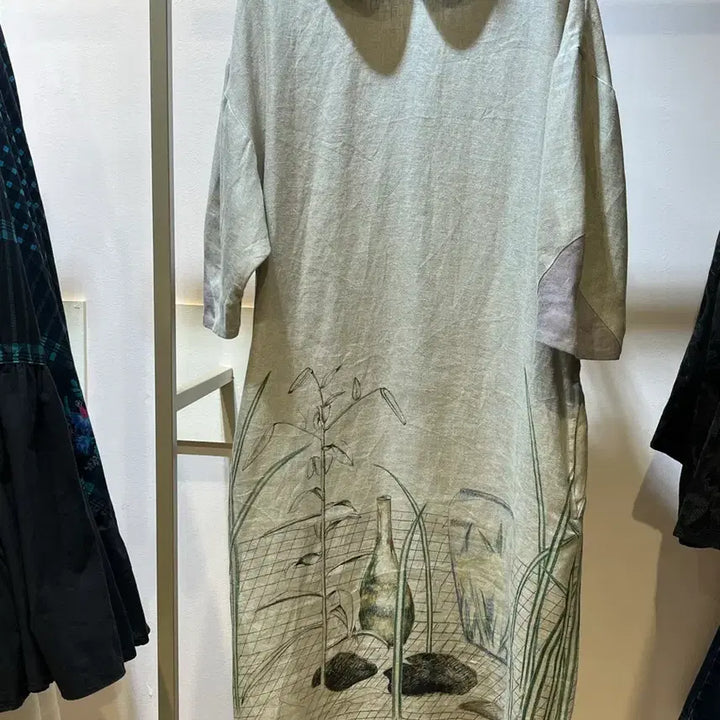 [BUNJANG] Cosmic Wonder Linen Dress / 일본 코스믹원더 드레스