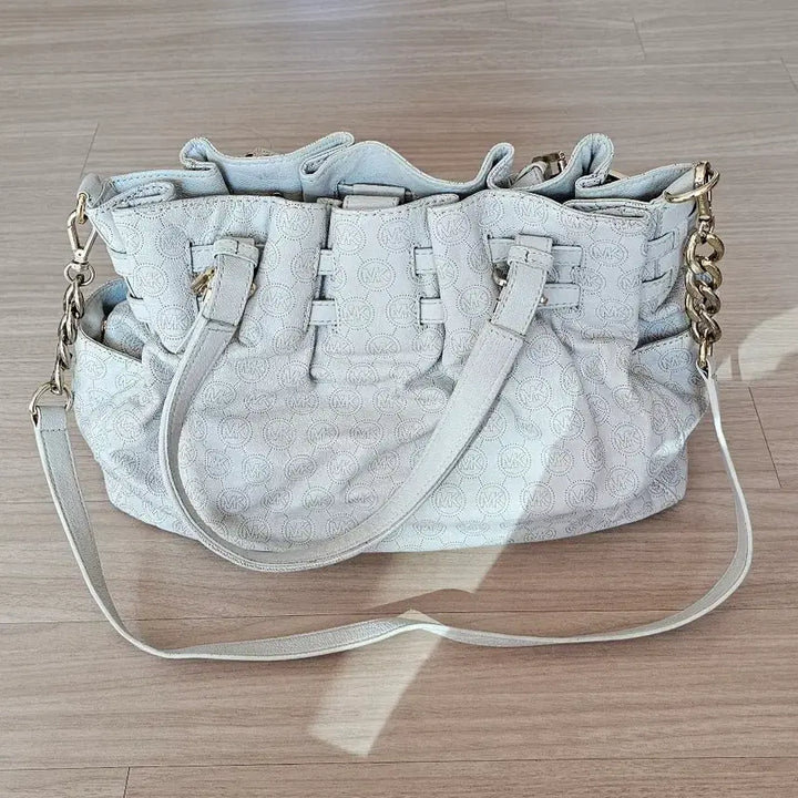 [BUNJANG] Michael Kors Leather Shopper Shoulder Crossbody Bag / (정품)(MICHAEL KORS) 마이클 코어스 쇼퍼/숄더/크로스백/가방