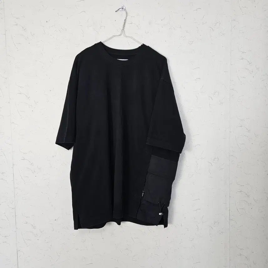 [BUNJANG] Solid Homme Black Oversized Pocket T-Shirt Size 50 / 솔리드옴므 반팔티 50