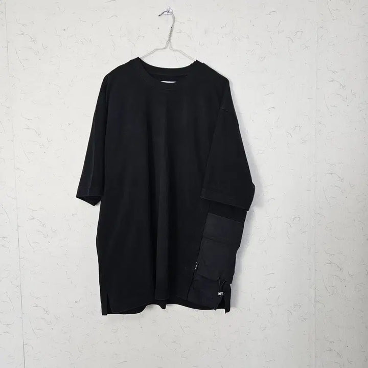 [BUNJANG] Solid Homme Black Oversized Pocket T-Shirt Size 50 / 솔리드옴므 반팔티 50