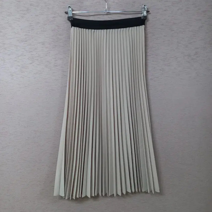 [BUNJANG] Coincoz Beige Pleated Skirt / B5-8/코인코즈 베이지 플리츠 스커트 여성