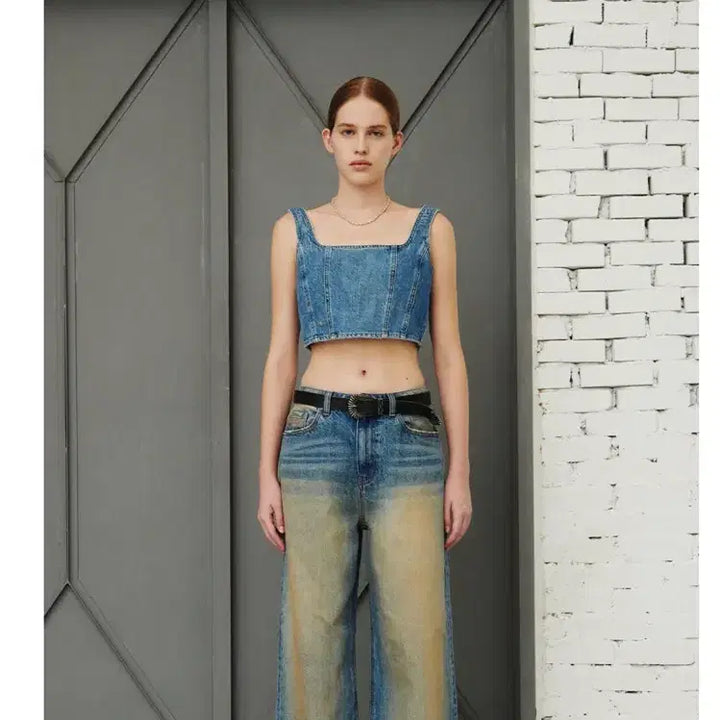 [BUNJANG] Plac Vintage Wide Denim Pants / 플랙 빈티지 와이드 데님(새상품)