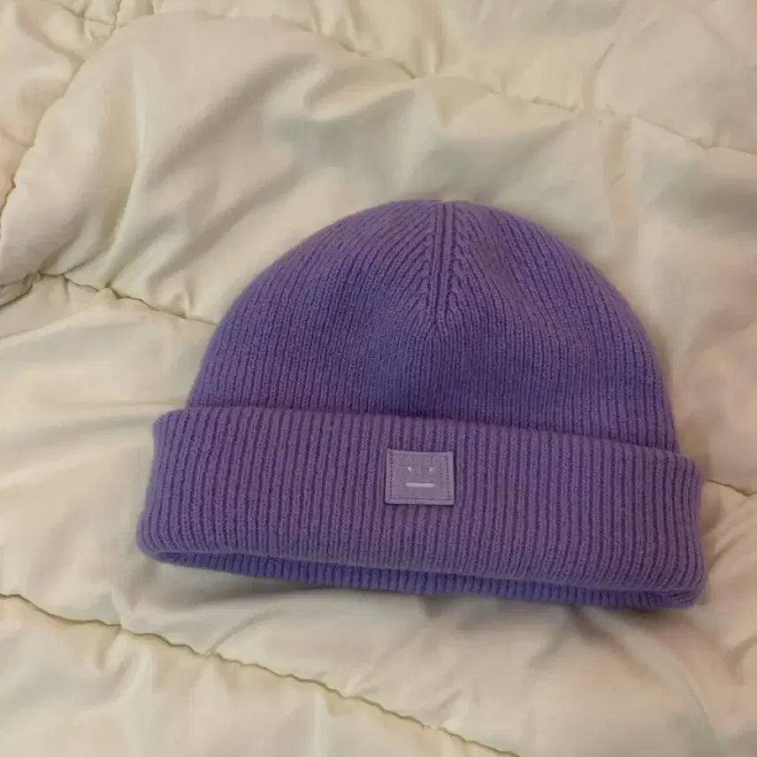 [BUNJANG] Acne Studios Purple Beanie / 아크네 스튜디오 퍼플 비니