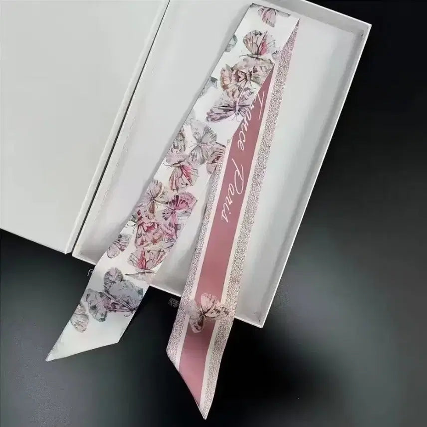 [BUNJANG] Butterfly Twilly Scarf New Arrival / 나비 트윌리 스카프 새상품