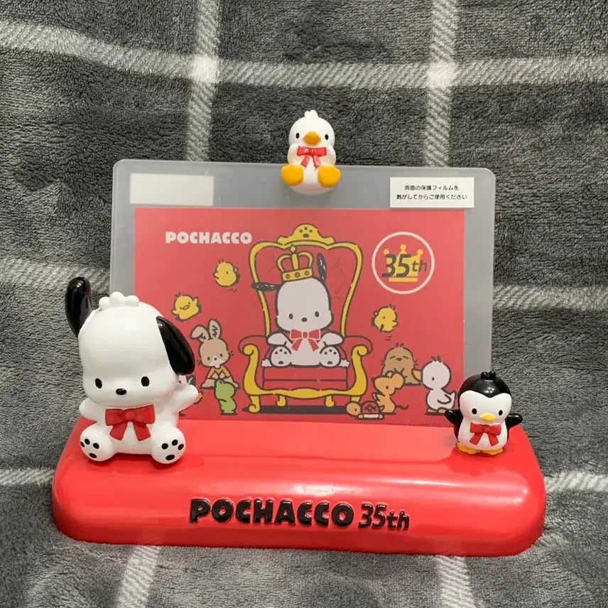 [BUNJANG] Sanrio Pochacco 35th Anniversary Red Ribbon Frame / 산리오 포차코 35주년 레드 리본 액자
