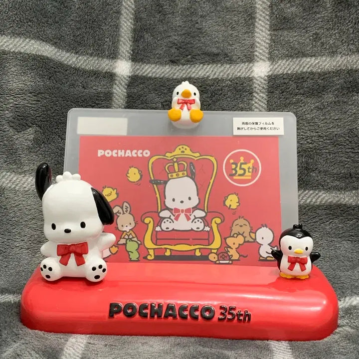 [BUNJANG] Sanrio Pochacco 35th Anniversary Red Ribbon Frame / 산리오 포차코 35주년 레드 리본 액자