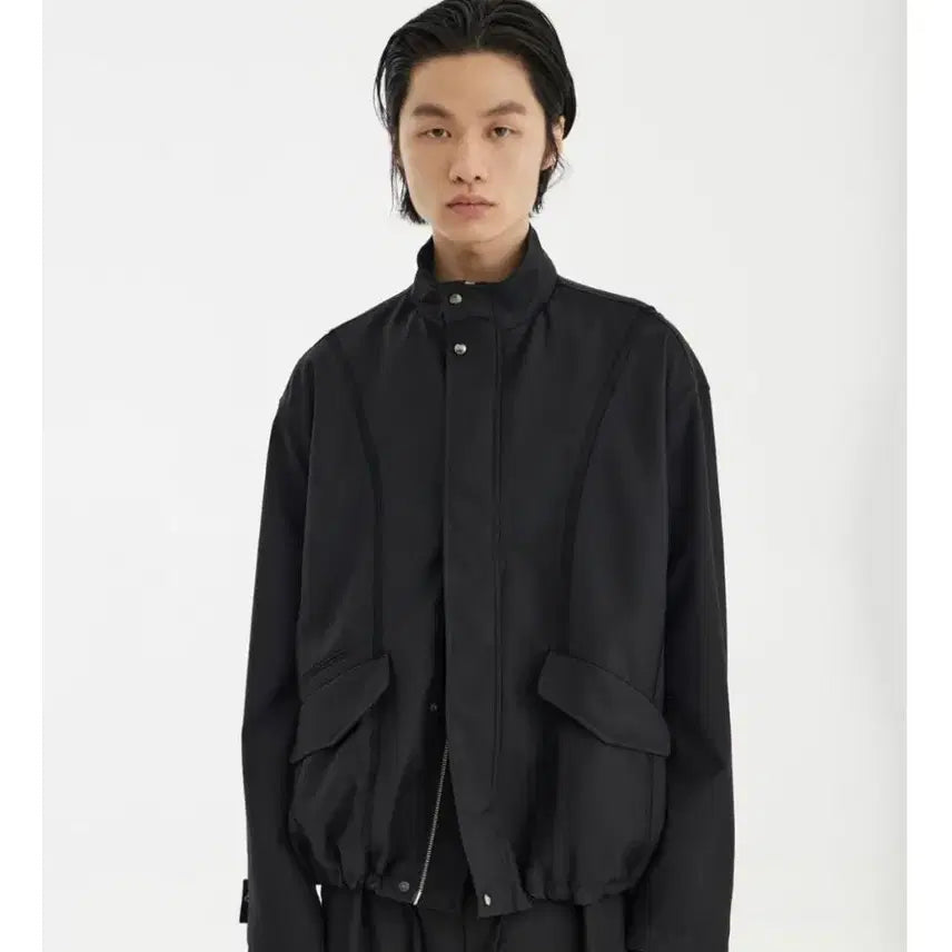 [BUNJANG] YOUTH Cut-off Oversized Blouson Jacket / 유스 컷 오프 오버사이즈 블루종 자켓 l