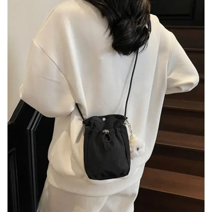 [BUNJANG] Nylon Mini Crossbody Bag / 나일론 미니 크로스백