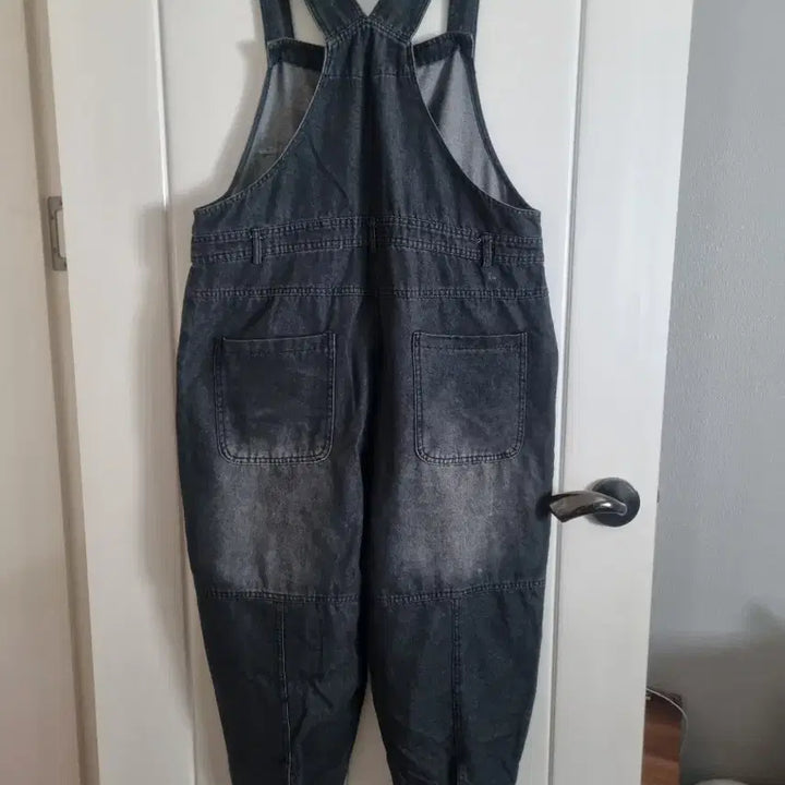[BUNJANG] Vintage Denim Overalls / 빈티지 데님 멜빵 배기바지 오버롤