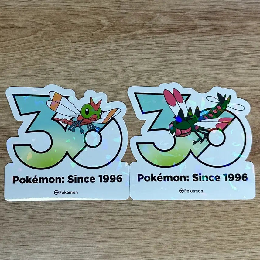 [BUNJANG] Pokemon 30th Anniversary Logo Sticker - King&