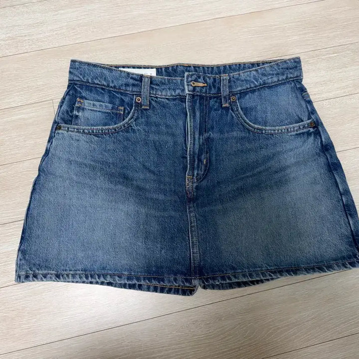 [BUNJANG] ZARA Denim Skirt Pants / (M)자라 청치마 청반바지
