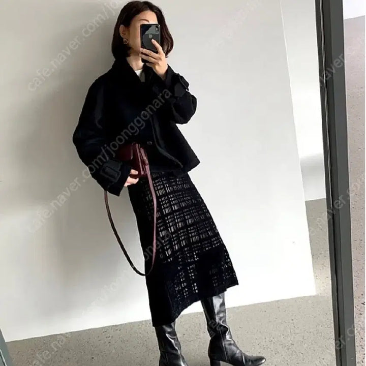 [BUNJANG] Ort Long Skirt Black / ort오르치마