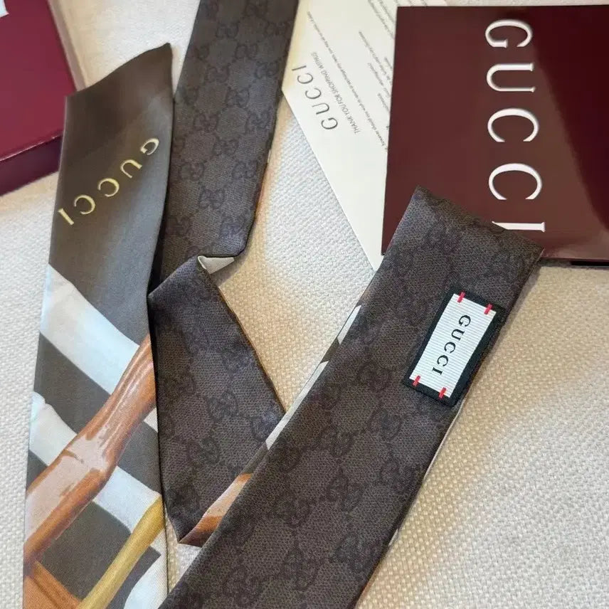 [BUNJANG] Gucci Brown Classic Scarf / 구찌브라운 클래식 스카프