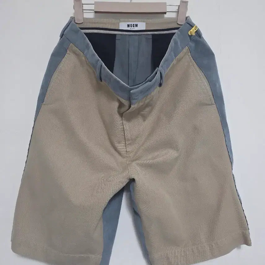 [BUNJANG] MSGM Milano Color-Blocked Half Pants Shorts / MSGM 밀라노 배색 하프 팬츠 52 34인치 반바지