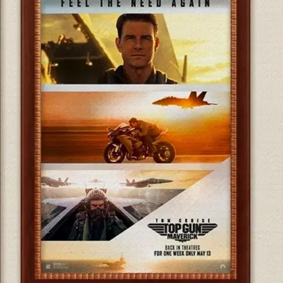 [BUNJANG] Top Gun: Maverick ScreenX Wingman Poster / 탑건: 매버릭 스크린x 윙맨 포스터 판매