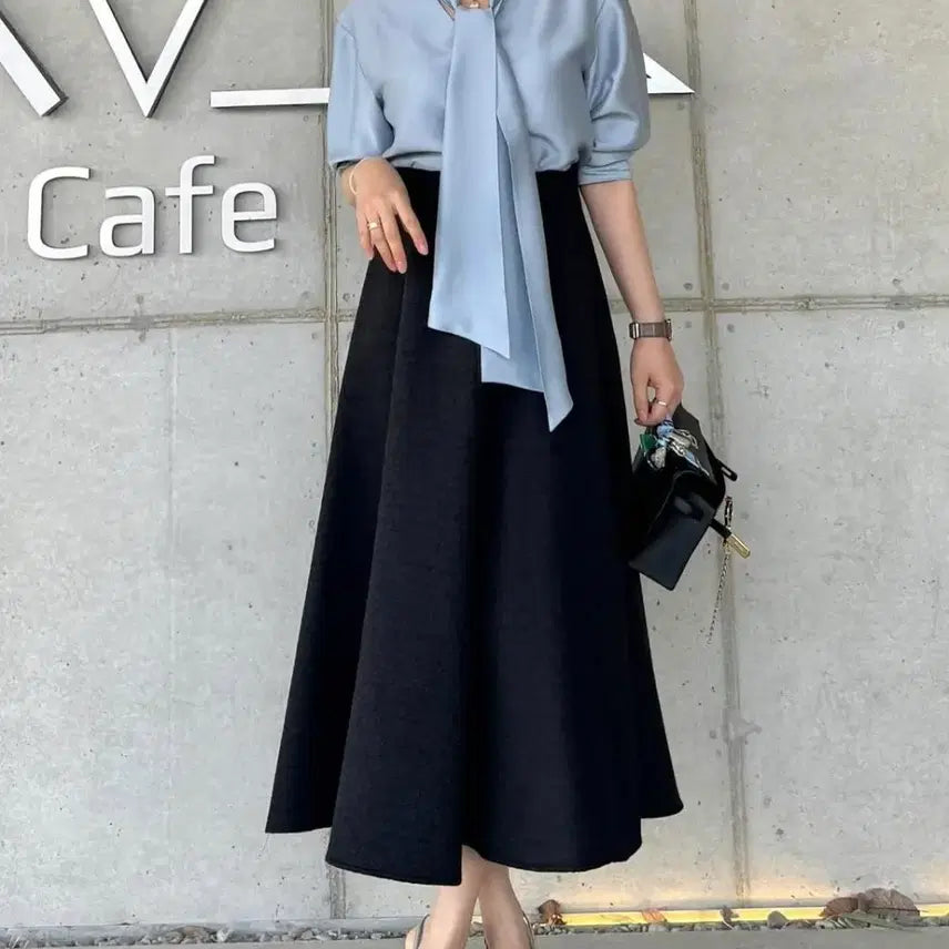 [BUNJANG] Jasmine K. Tie Blouse - Silk/Linen Blend / 자스민케이 타이 블라우스s/시에 오르 유메르 라밤바룸 그레이룸 어라운드율