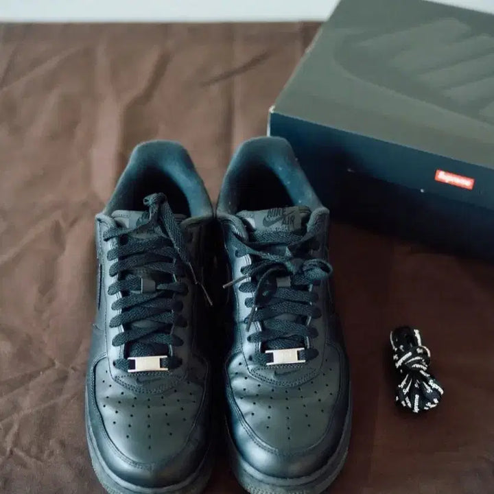 [BUNJANG] Nike x Supreme Air Force 1 Low Black / 나이키 슈프림 에어포스1 블랙