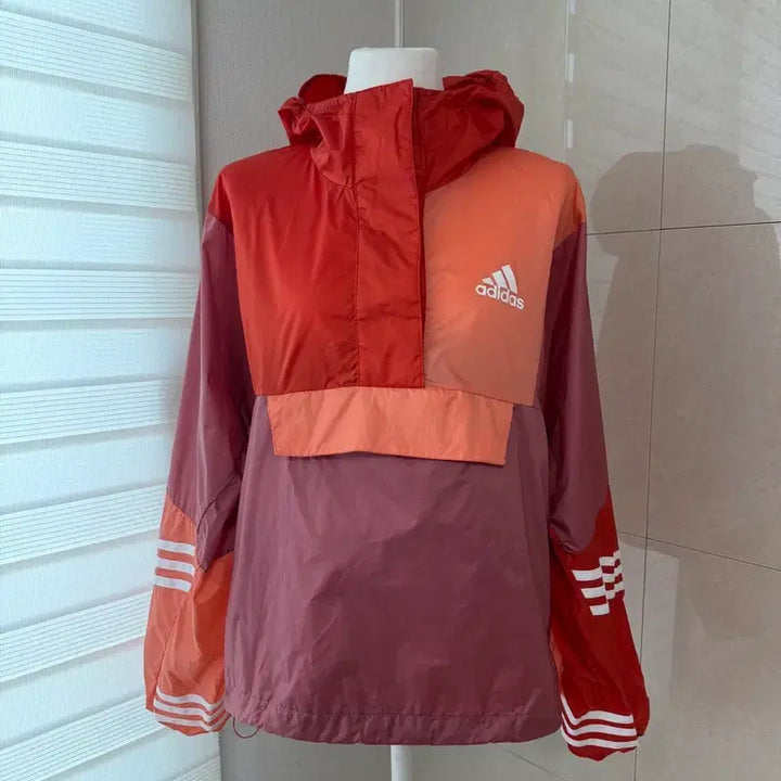 [BUNJANG] Adidas Anorak Half-Zip Windbreaker Jacket / 아디다스 아노락 반집업 바람막이 L