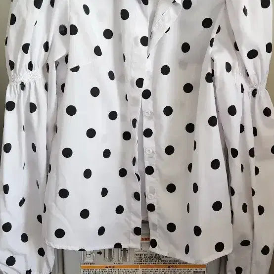 [BUNJANG] Polka Dot Blouse Shirt / 땡땡이 블라우스/셔츠