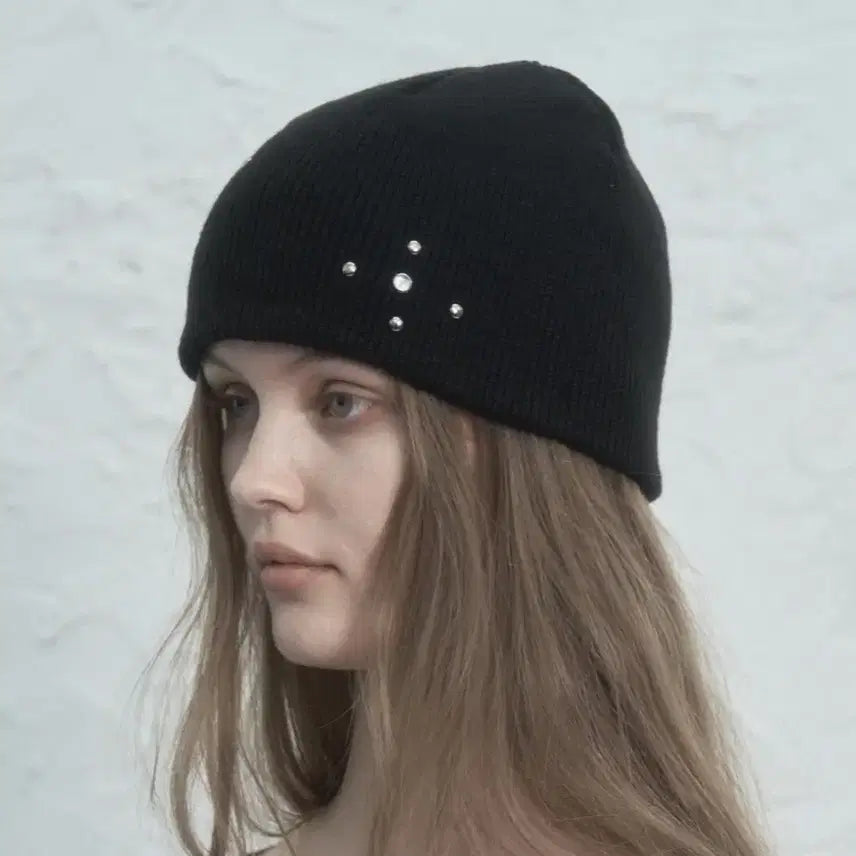 [BUNJANG] SETUP EXH Studded Beanie Black / 셋업이엑스이 비니 블랙 STUDDED BEANIE BLACK
