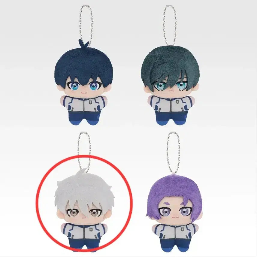[BUNJANG] Blue Lock Ichiban Kuji Additional Time D Prize Mascot Plush Nagi / 블루록 이치방쿠지 어디셔널 타임 D상 마스코트 누이 인형 나기