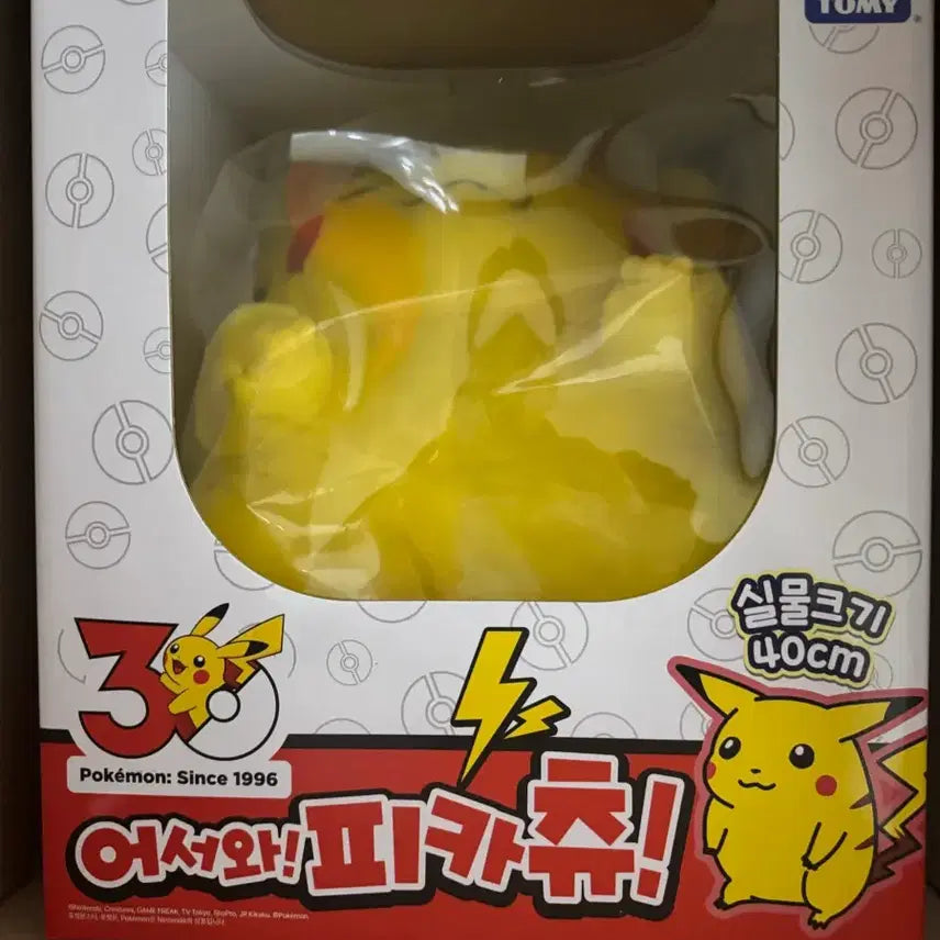 [BUNJANG] 30th Anniversary Welcome Pikachu Plush (40cm) / 30주년 어서와 피카츄