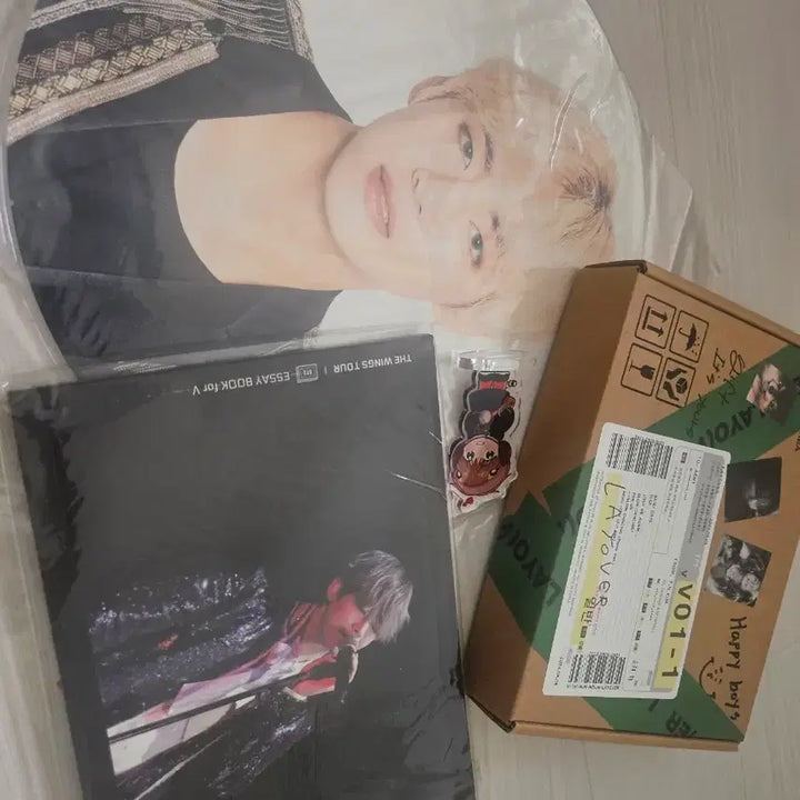 [BUNJANG] BTS V Wings Essay Book &amp; Album Bundle / 방탄 태형 뷔 입덕 시작  윙즈 에세이북 및 앨범 세트로 고고