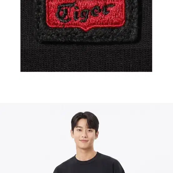 [BUNJANG] Onitsuka Tiger Basic Oversized Short-Sleeve T-Shirt / 정품 오니츠카타이거 베이직 오버핏 반팔 티셔츠 ( 2 종 )