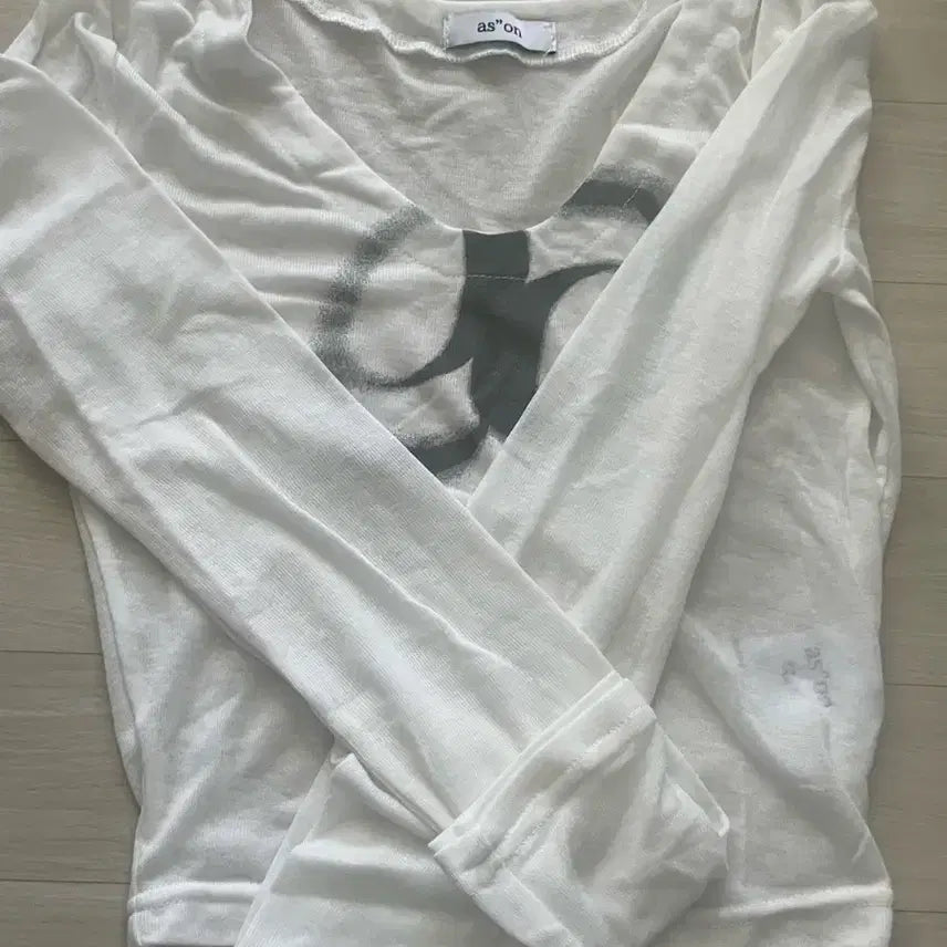 [BUNJANG] AZON See-Through Long-Sleeve T-Shirt / 애즈온 시스루 티