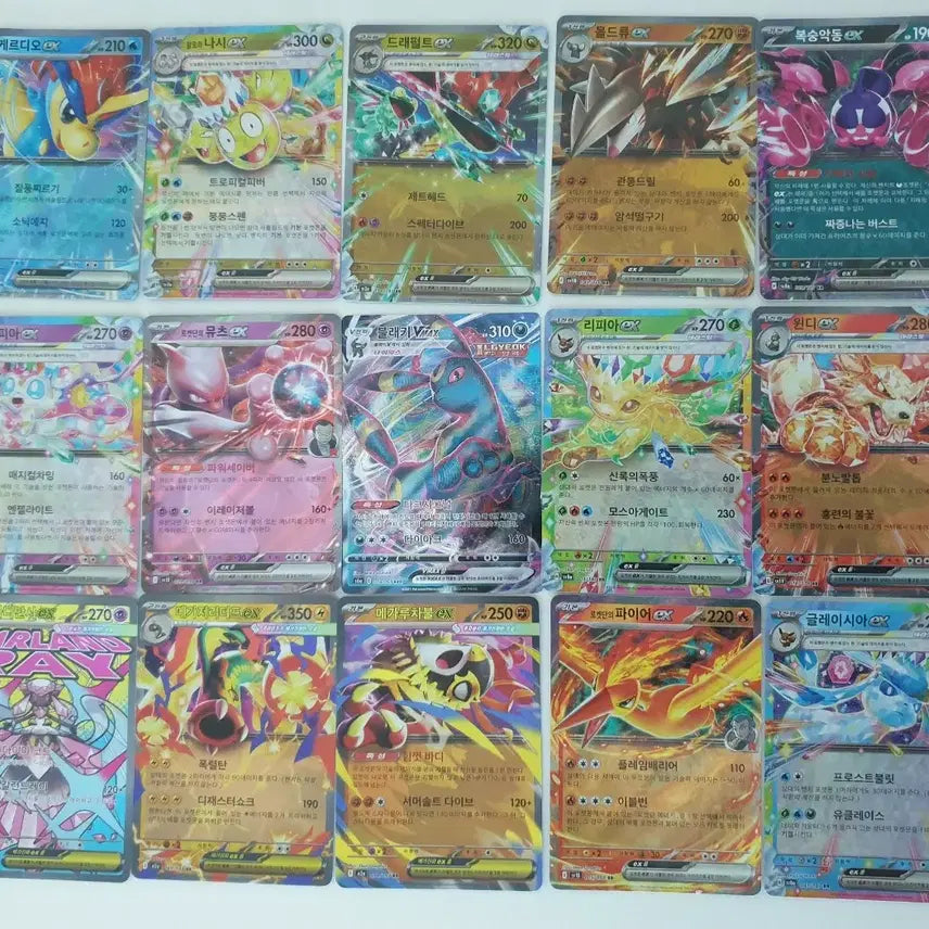 [BUNJANG] Pokemon EX Trading Cards Assortment / 포켓몬 카드 ex 다수 거래