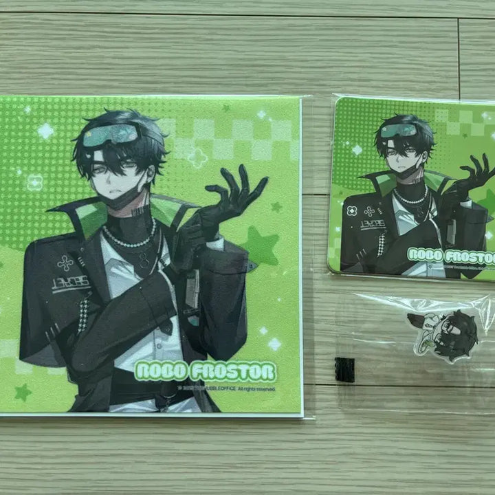 [BUNJANG] Scoishism Robo Proster Cafe Pop-up Exclusive Multi-cleaner, Coaster, and Straw Set / 스코시즘 로보프로스터 카페팝업 특전 (멀티클리너+코스터+스트로우)