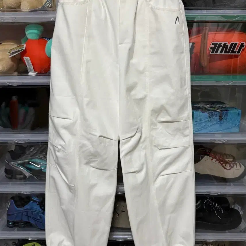 [BUNJANG] Arkham Printing Denim Pants White / 아캄 프린팅 데님 팬츠 화이트2