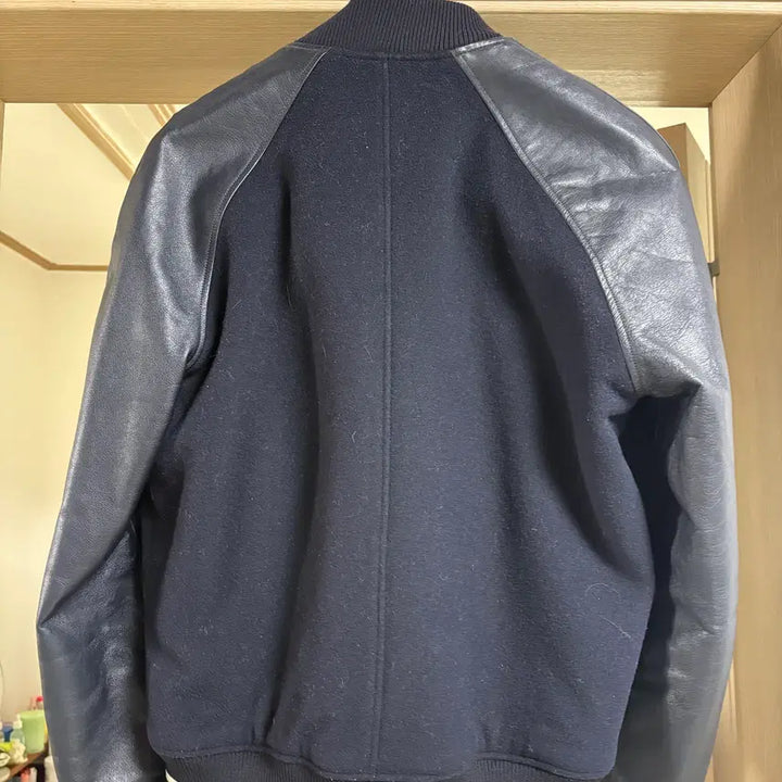 [BUNJANG] APC Stadium Bomber Jacket Navy Size M / APC / 스타디움 봄버 / M 사이즈 / 100 / 네이비 /