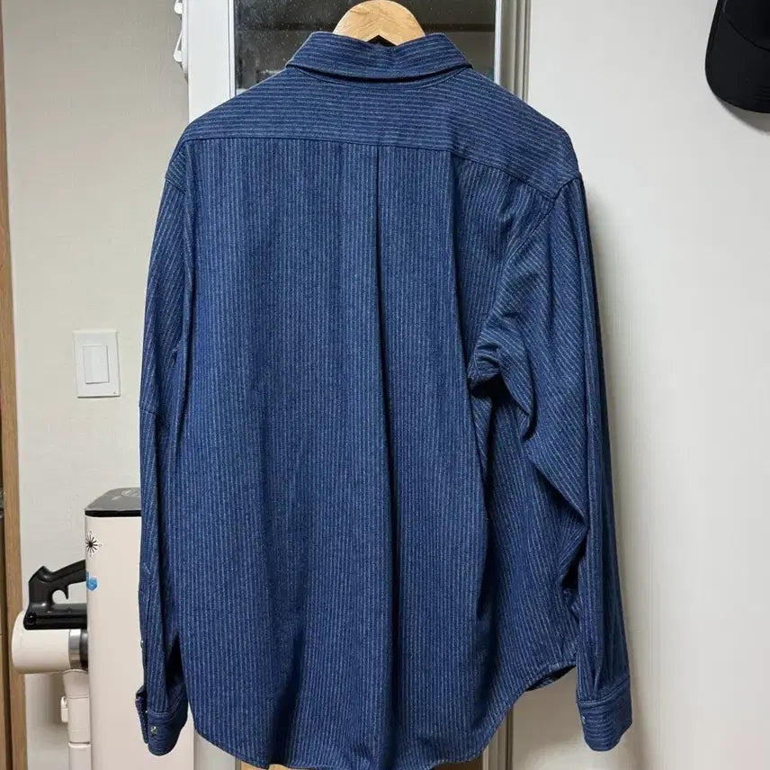 [BUNJANG] Anonymous Anonymous Flower Denim Shirt Size 1 / 아노니모아노니마 플라워 데님 셔츠 1사이즈