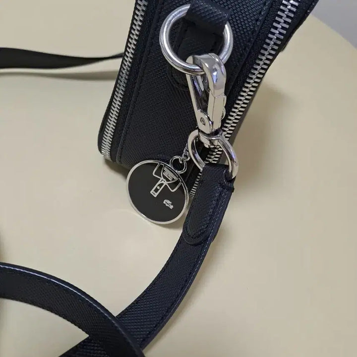 [BUNJANG] Lacoste Double Zipper Mini Crossbody Bag / 라코스테  쌍지퍼 미니크로스백
