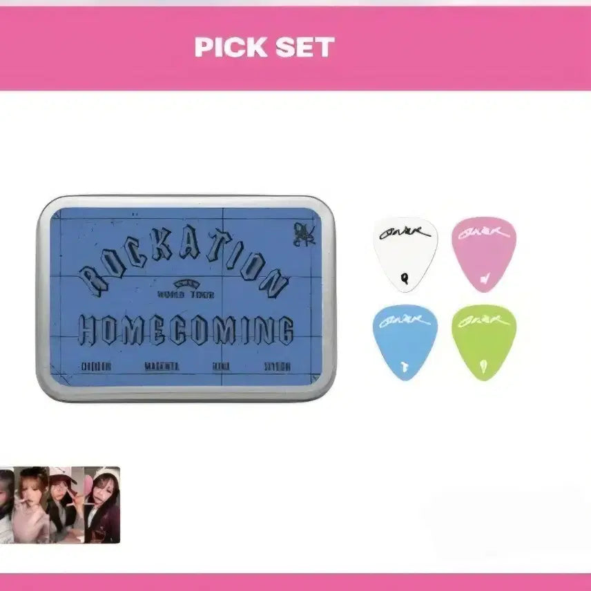 [BUNJANG] QWER Encore Concert MD Pick Set / QWER 앵콜 콘서트 MD 피크세트