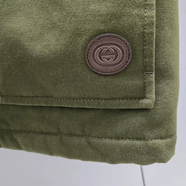 [BUNJANG] Gucci Khaki Canvas Jacket / 구찌 캔버스 자켓 카키