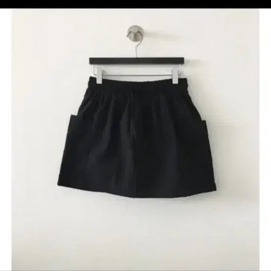 [BUNJANG] Air Nylon Mini Skirt Black / 에어나일론 미니스커트 블랙