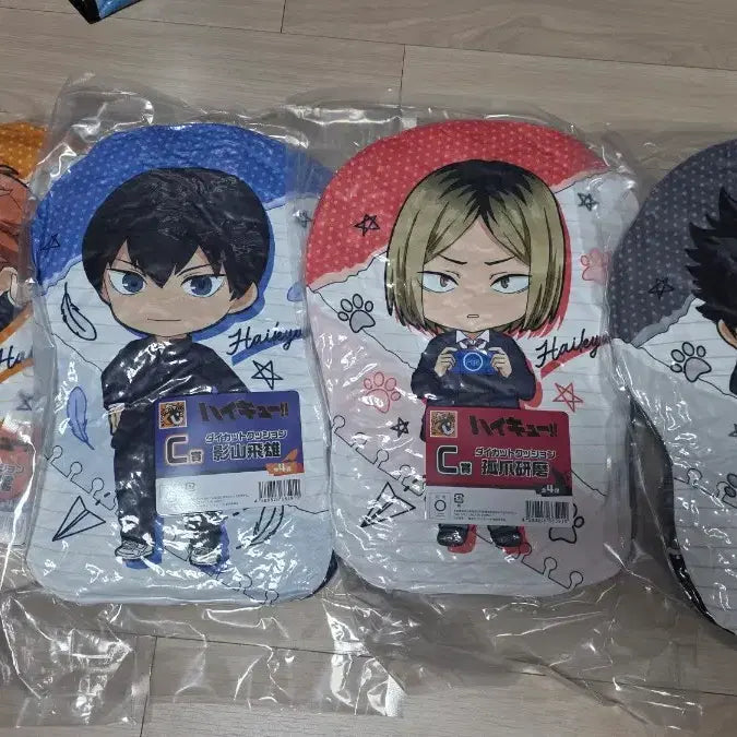 [BUNJANG] Haikyuu!! Good Smile Cushion Set (4 Types) / 하이큐 굿스마일 쿠션 4종 세트 판매합니다.