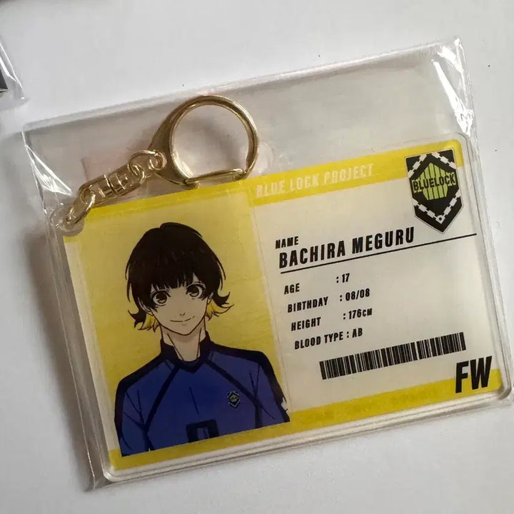 [BUNJANG] Bachiura Meguru Blue Lock Acrylic Keyring (Sealed) / 바치라 메구루 아크릴 키링 미개봉 블루록