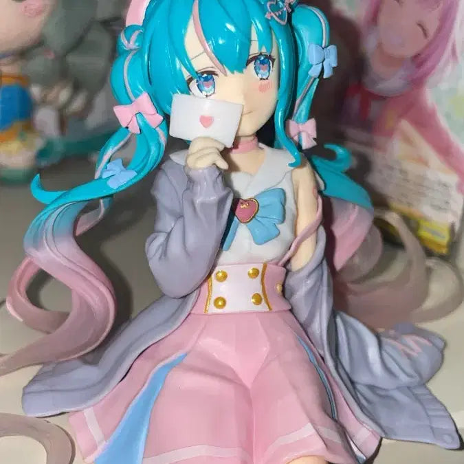 [BUNJANG] Hatsune Miku Sailor Outfit Noodle Stopper Figure / 하츠네 미쿠 편지 세일러복 누들스토퍼 피규어