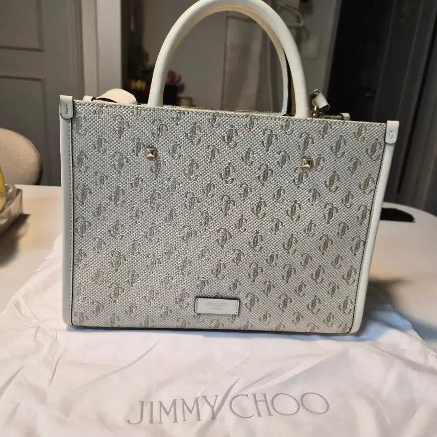 [BUNJANG] Jimmy Choo Leather Tote Bag / 지미추 토트백