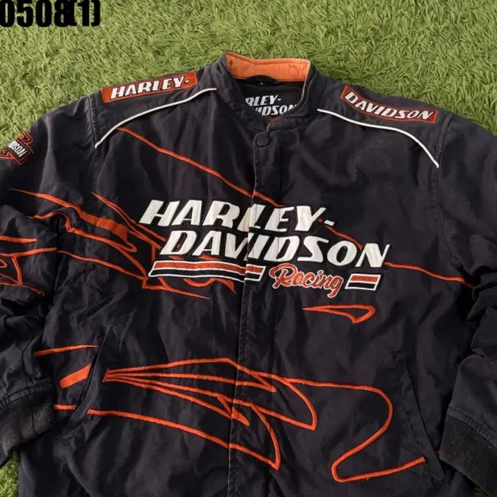 [BUNJANG] Harley-Davidson Racing Black Jacket / 할리데이비슨 레이싱 블랙 자켓