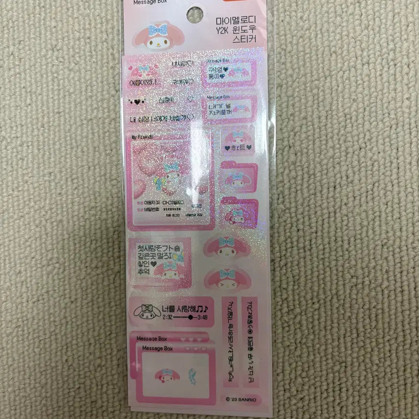 [BUNJANG] 10x10 My Melody Y2K Window Sticker / 텐바이텐 마이멜로디 y2k 윈도우 스티커