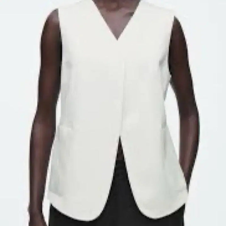 [BUNJANG] COS Wrap Front Linen Vest / [택포] [40] COS 코스 랩 프런트 린넨 베스트
