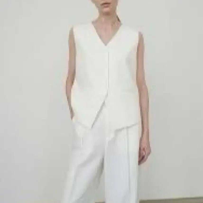 [BUNJANG] COS Wrap Front Linen Vest / [택포] [40] COS 코스 랩 프런트 린넨 베스트